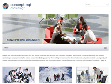 Tablet Screenshot of concept-eqt.de